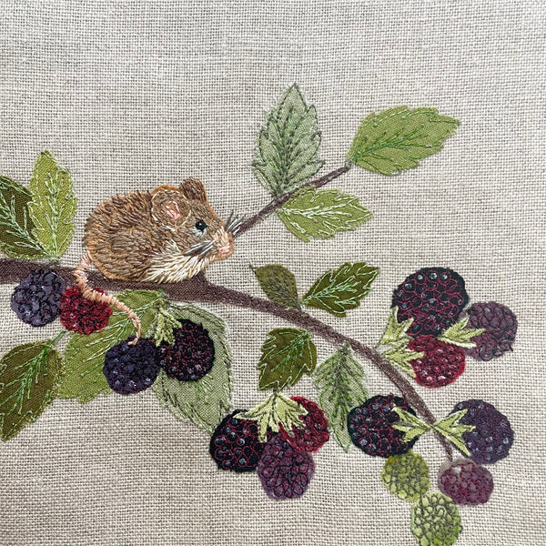 Cafetiere Cosy - Mouse On Blackberries