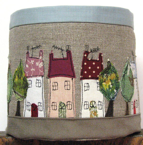 Fabric Bowl - Happy Houses