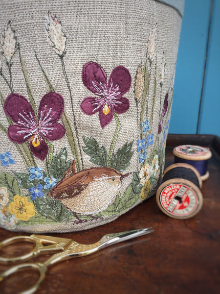 Fabric bowl - Wren and Wildflowers
