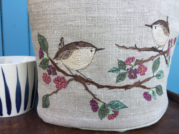 Cafetiere Cosy - Wren on blossom
