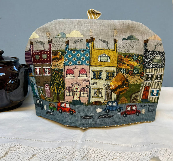 Tea Cosy - Autumn Street Scene.