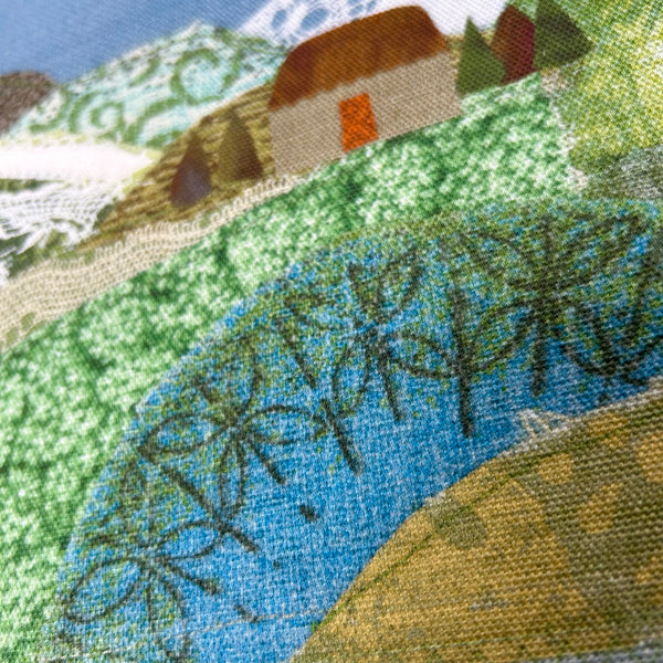 Mountain Street Scene Project Bag Kit - Instructions Booklet and Background Panel ONLY