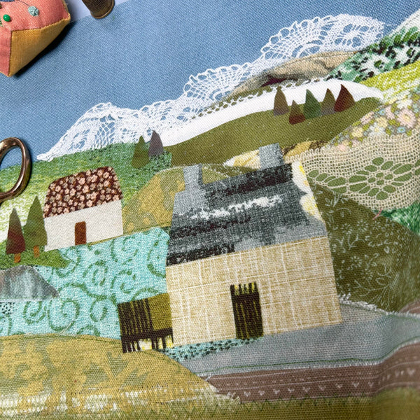 Mountain Street Scene Project Bag Kit - Instructions Booklet and Background Panel ONLY