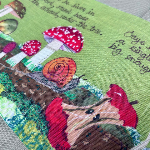 Snail Trail - Printed panel only.