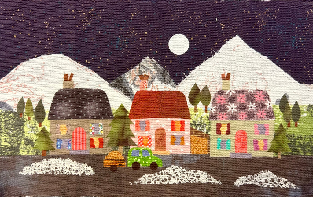 Winter Cottages - Printed Panel Only.