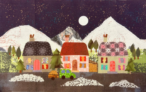 Winter Cottages - Printed Panel Only.