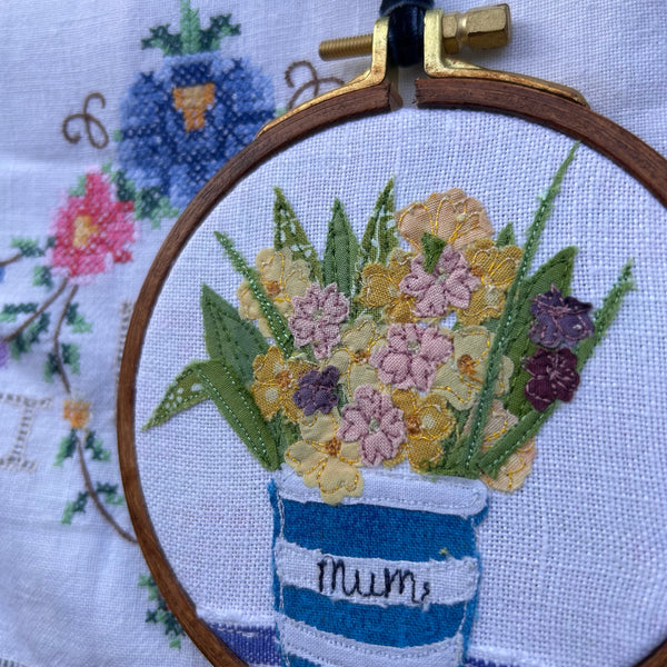Spring Flower Bouquet #1 - Mini Hoop