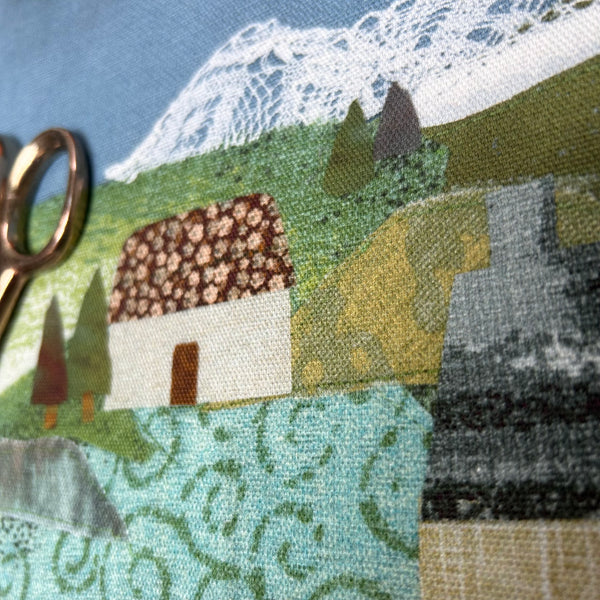 Mountain Street Scene Project Bag Kit - Instructions Booklet and Background Panel ONLY