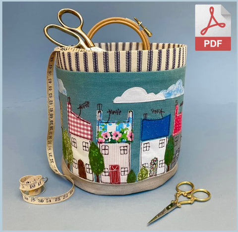 Street Scene Fabric Bowl - Booklet PDF Version