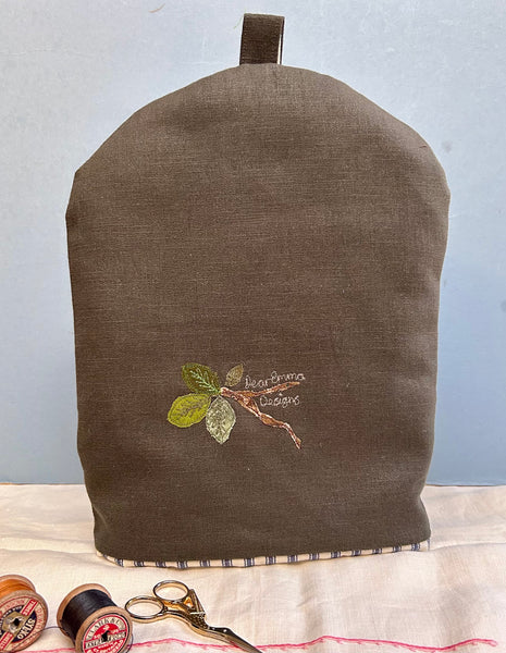 Cafetière Cosy (lrg)- Wrens on blackberries.