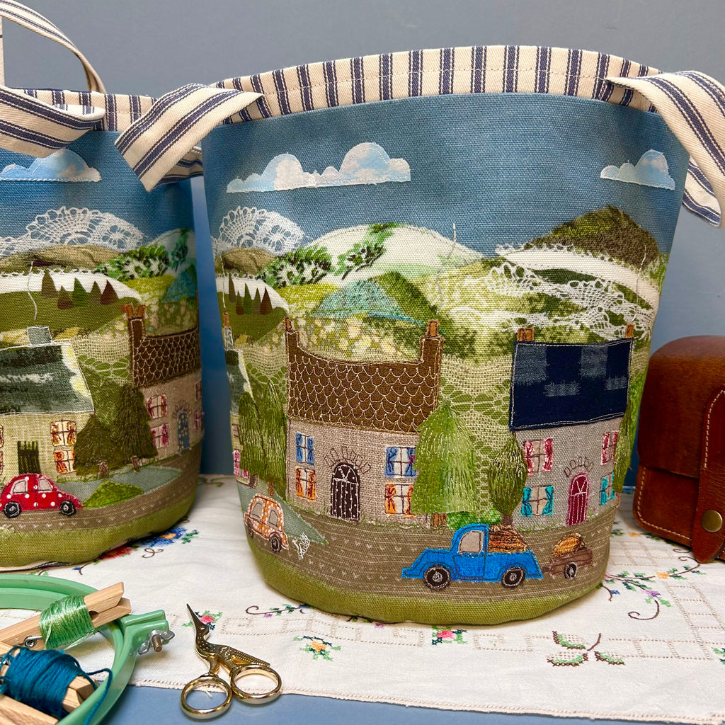 It's Sew Emma Misty Mad For Plaid Project Bag - Borsa In Rete Per Cucito E Lavori Creativi