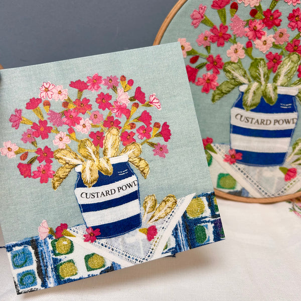 Greeting card - Birds-Eye Primrose
