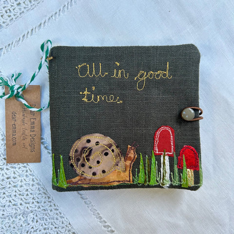 Needlecase - Snail and Toadstool