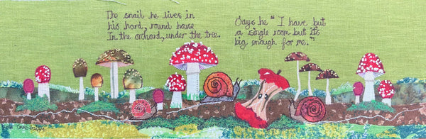 Snail Trail Project Bag - Instruction Booklet and Panel only.