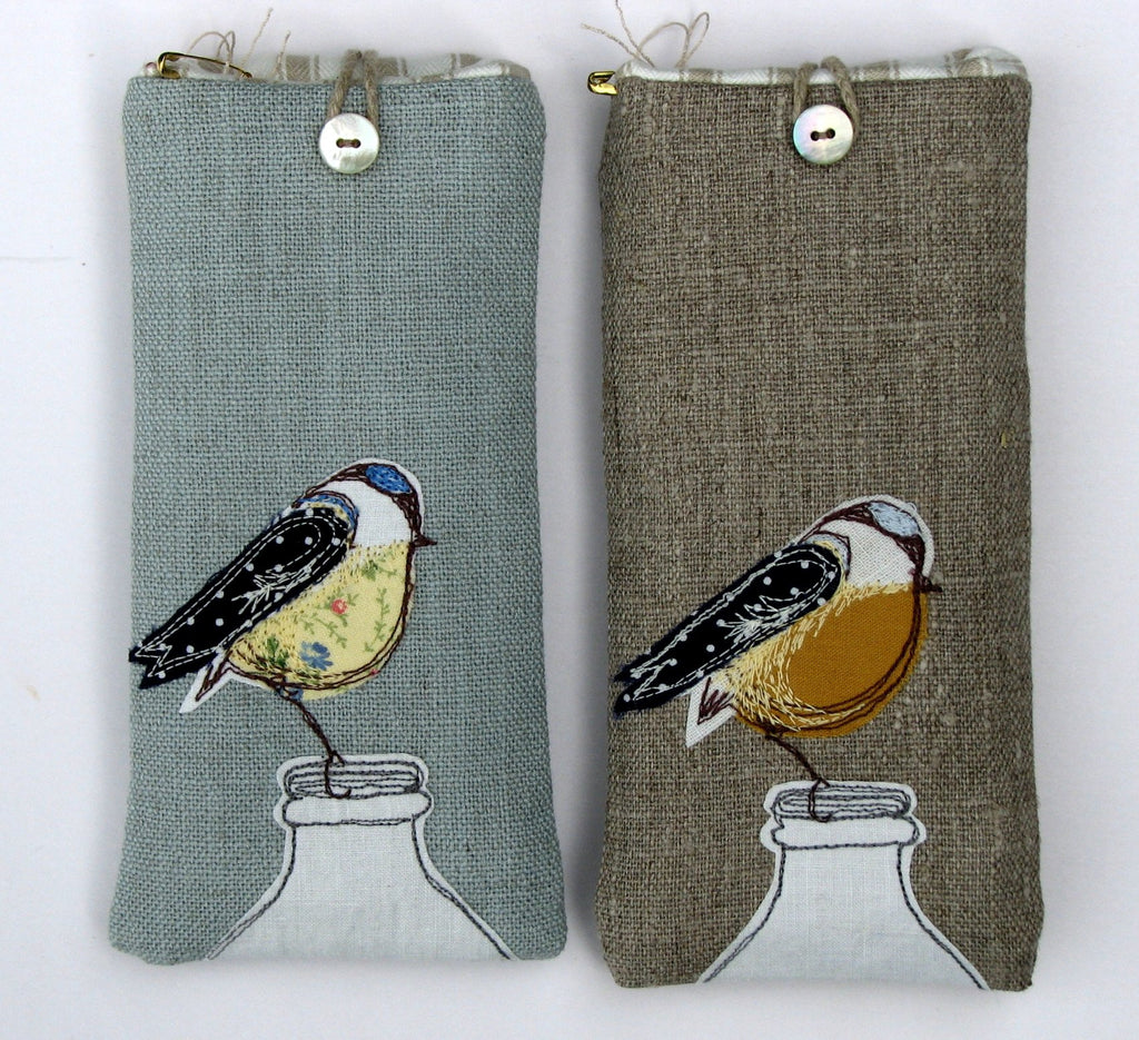 Blue tit - Glasses case