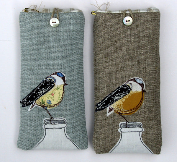 Blue tit - Glasses case
