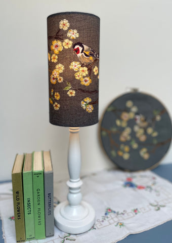 Lampshade - Goldfinch print