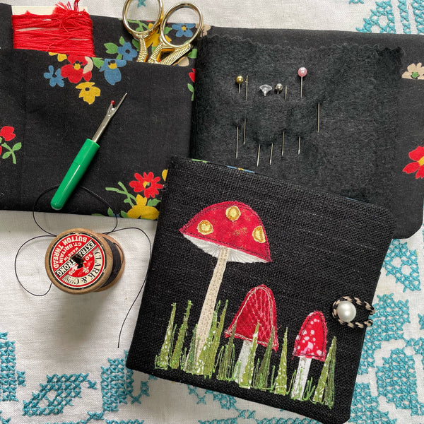 Needle Case - Toadstools