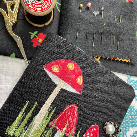 Needle Case - Toadstools