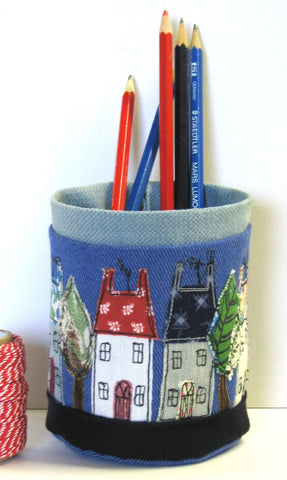Fabric pot - House design