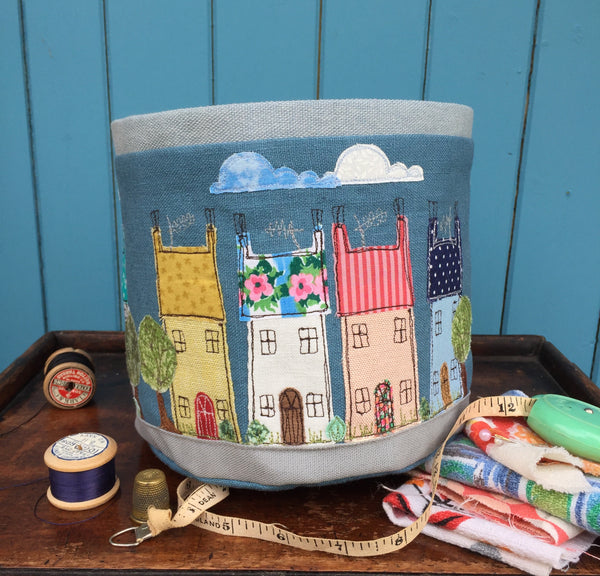 Fabric Bowl - Happy Houses