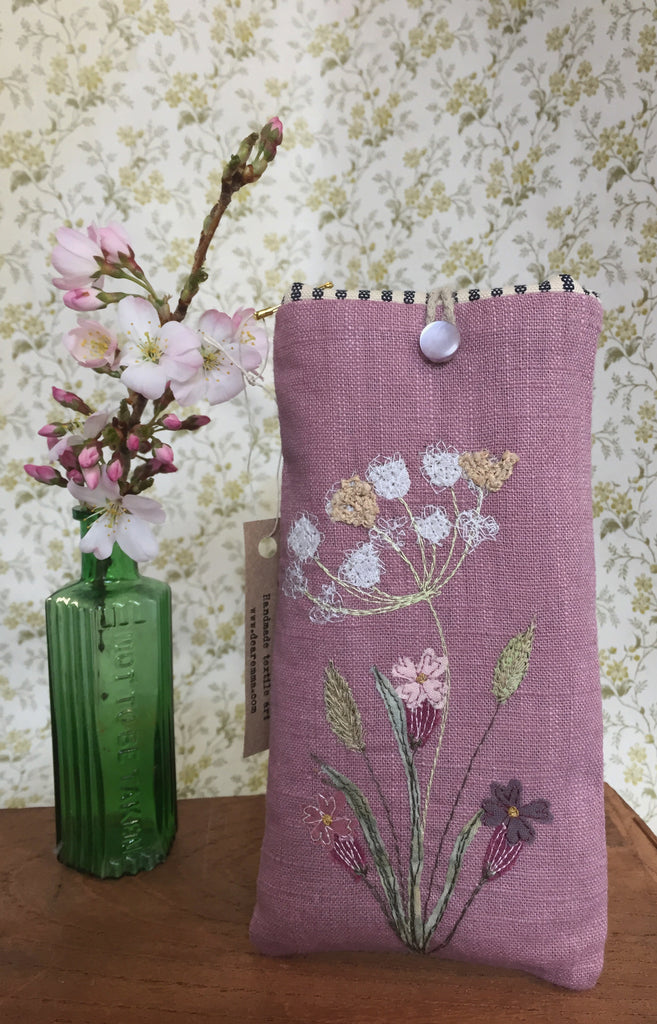 Glasses case - Wild Flowers - Cow Parsley