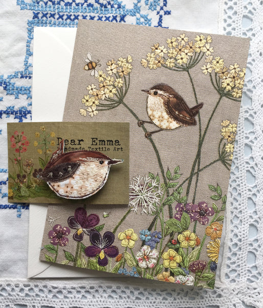Brooch - Wren