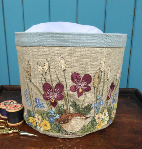 Fabric bowl - Wren and Wildflowers
