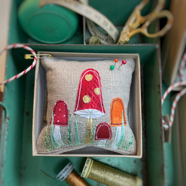 Pin cushion - Toadstools