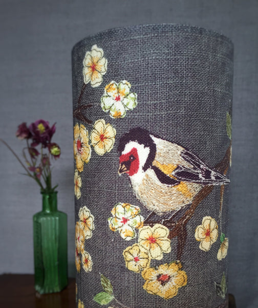 Lantern - Goldfinch Bird On Blossom