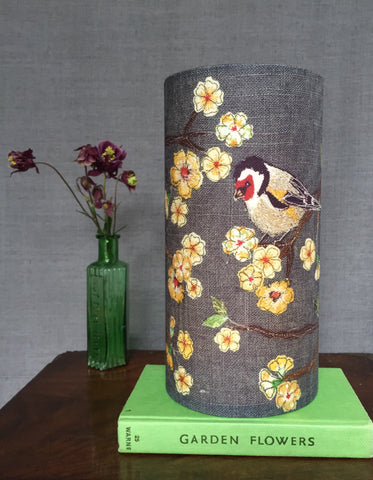 Lantern - Goldfinch Bird On Blossom